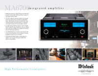 McIntosh MA-6700 - Brochure 